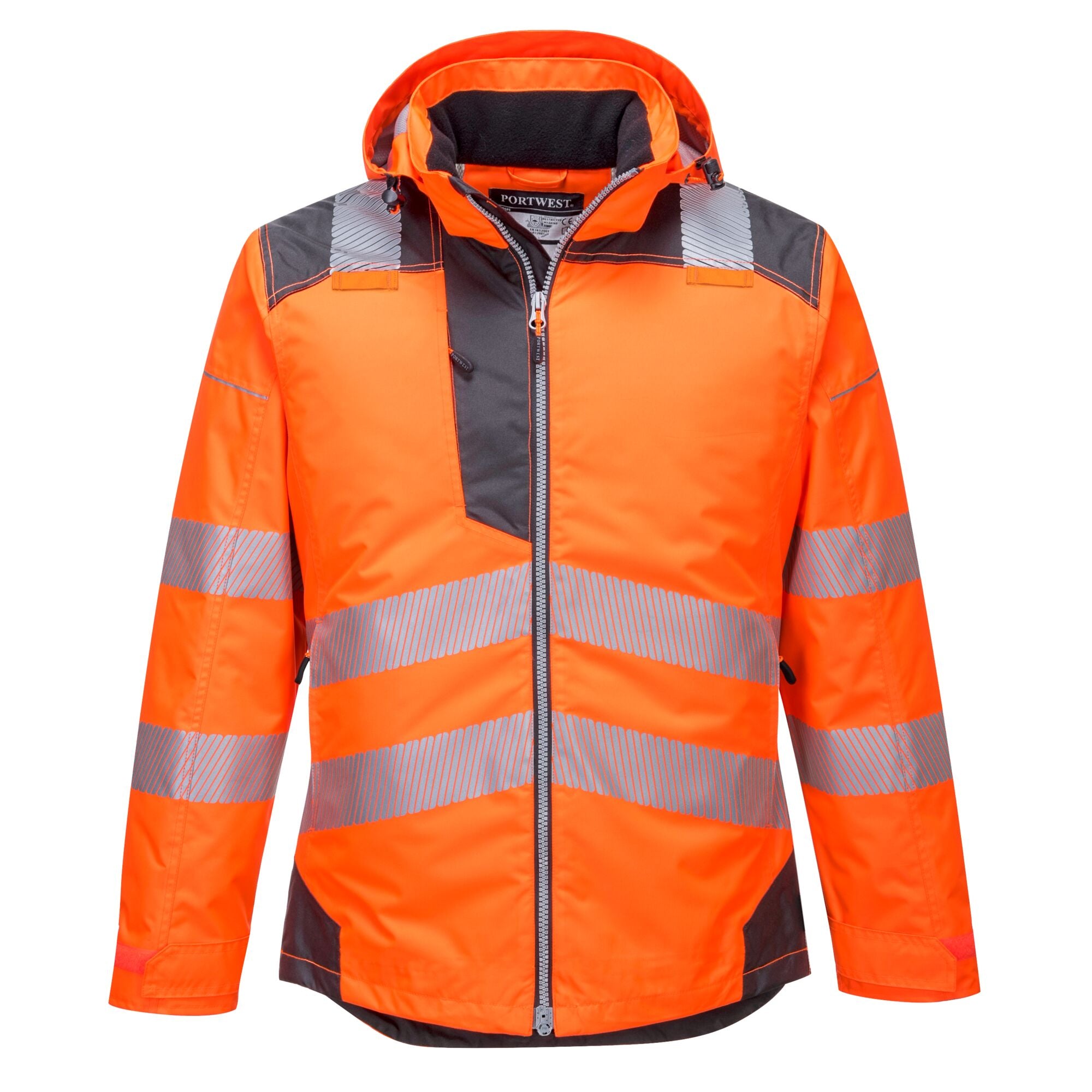 PW3 Hi-Vis Winterjack - Oranje/Grijs