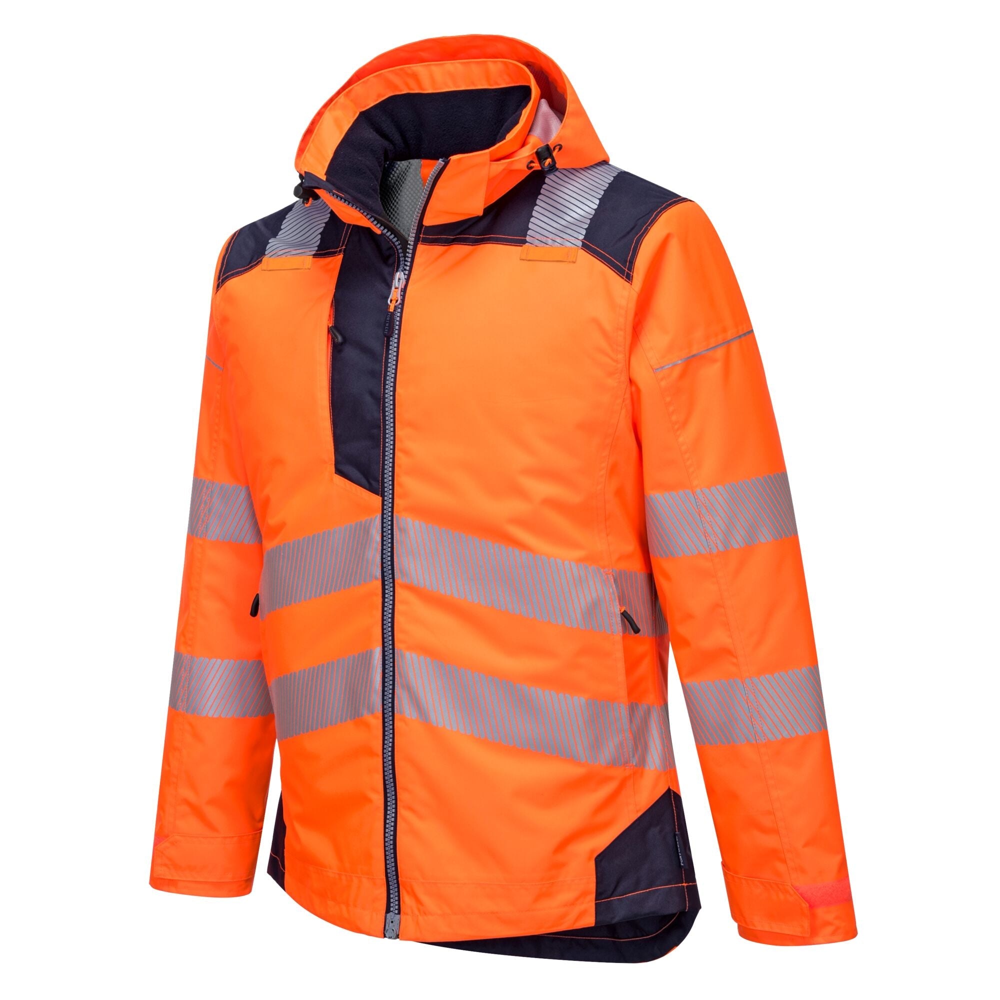PW3 Hi-Vis Winterjack - Oranje/Marine - opname 2