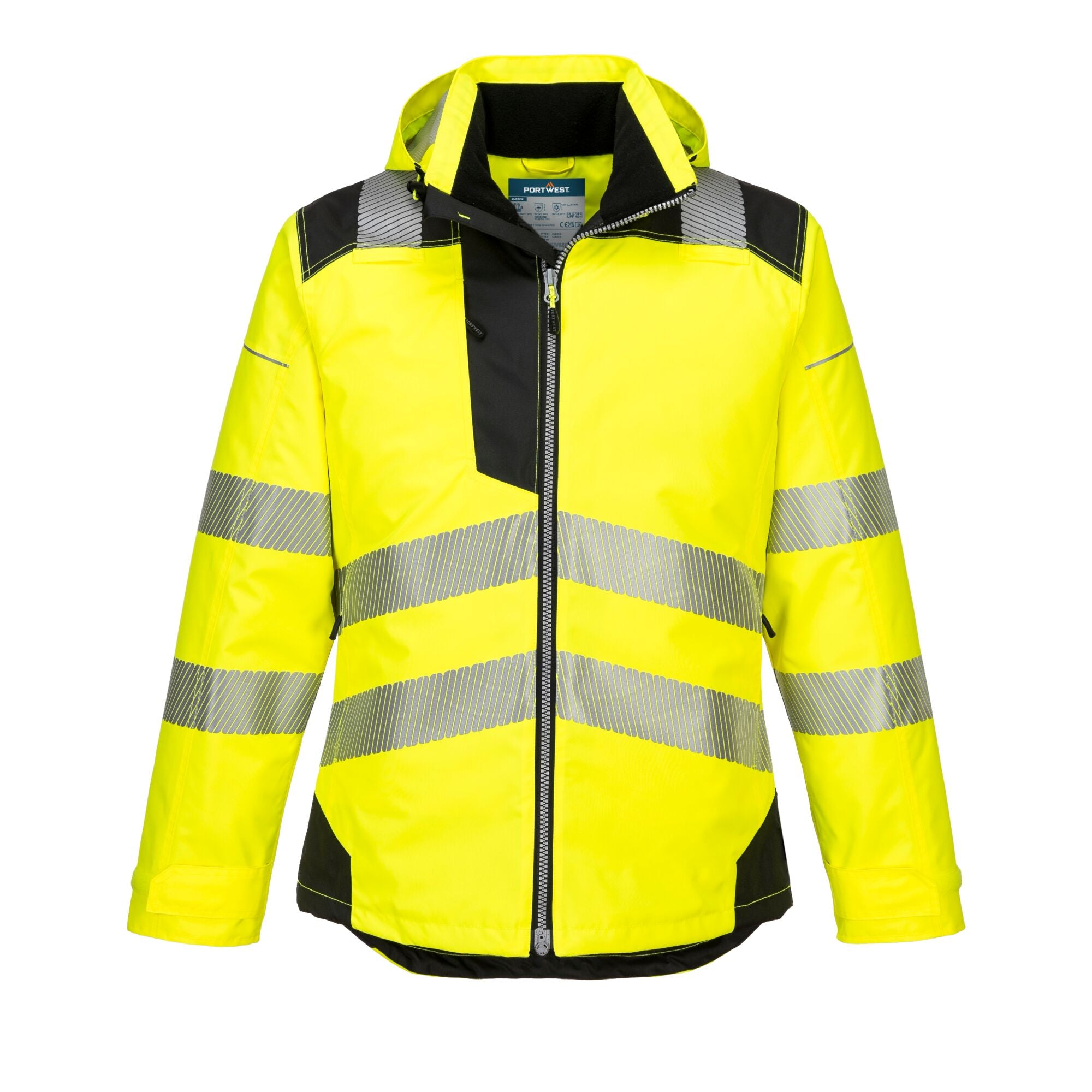 PW3 Hi-Vis Winterjack - Geel/Zwart
