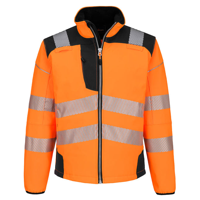 PW3 Hi-Vis Softshell (3L) - Orange/Black
