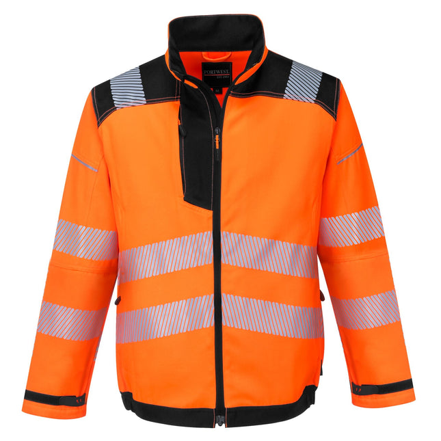 PW3 Hi-Vis Werkjack - Oranje/Zwart