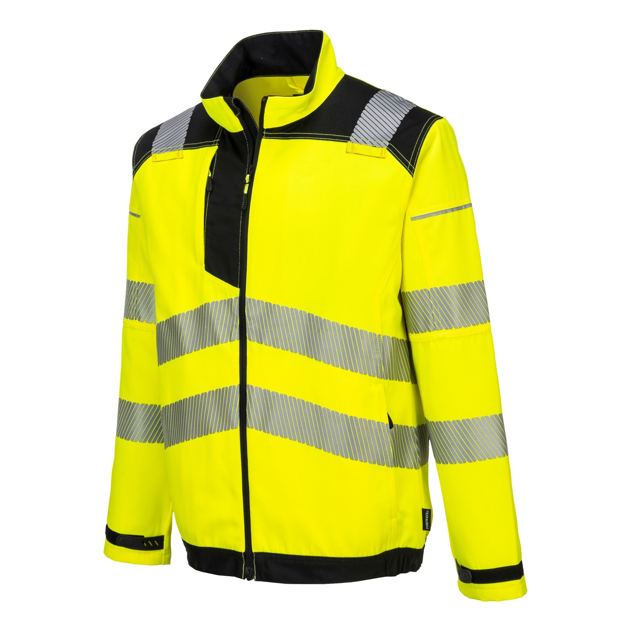 PW3 Hi-Vis Werkjack - Geel/Zwart - opname 2