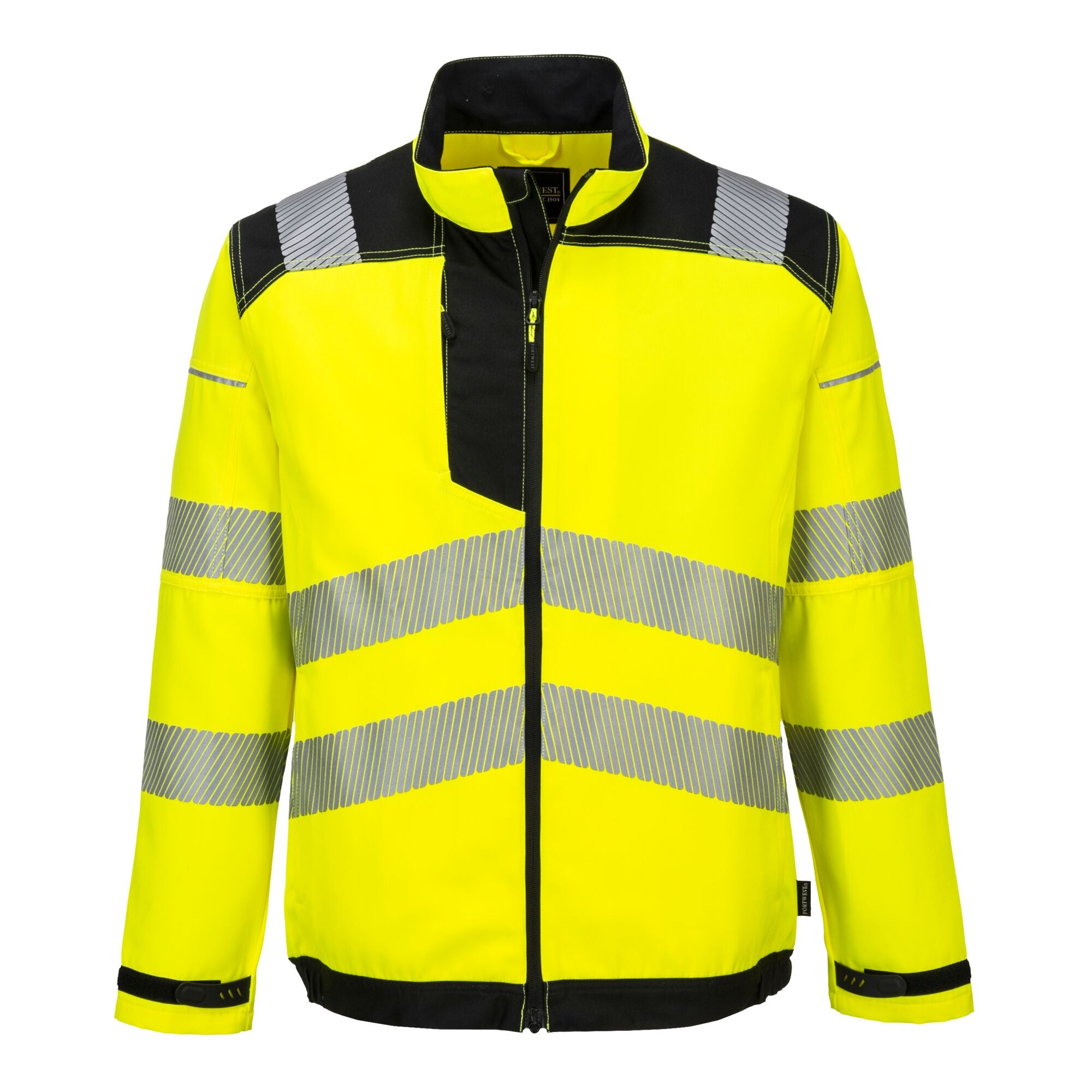 PW3 Hi-Vis Werkjack - Geel/Zwart