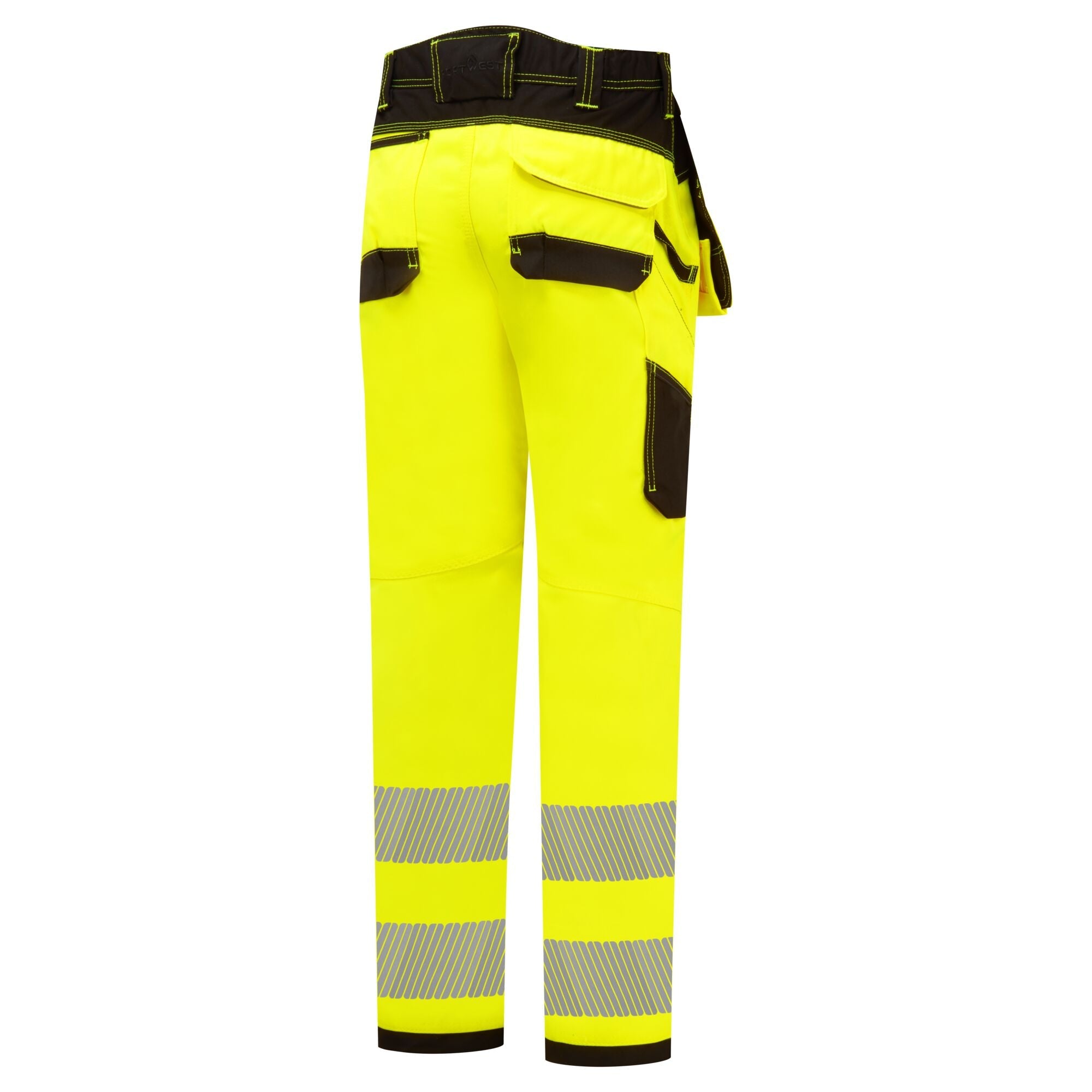 PW3 Hi-Vis Werkbroek met Holsterzakken - Geel/Zwart - opname 3