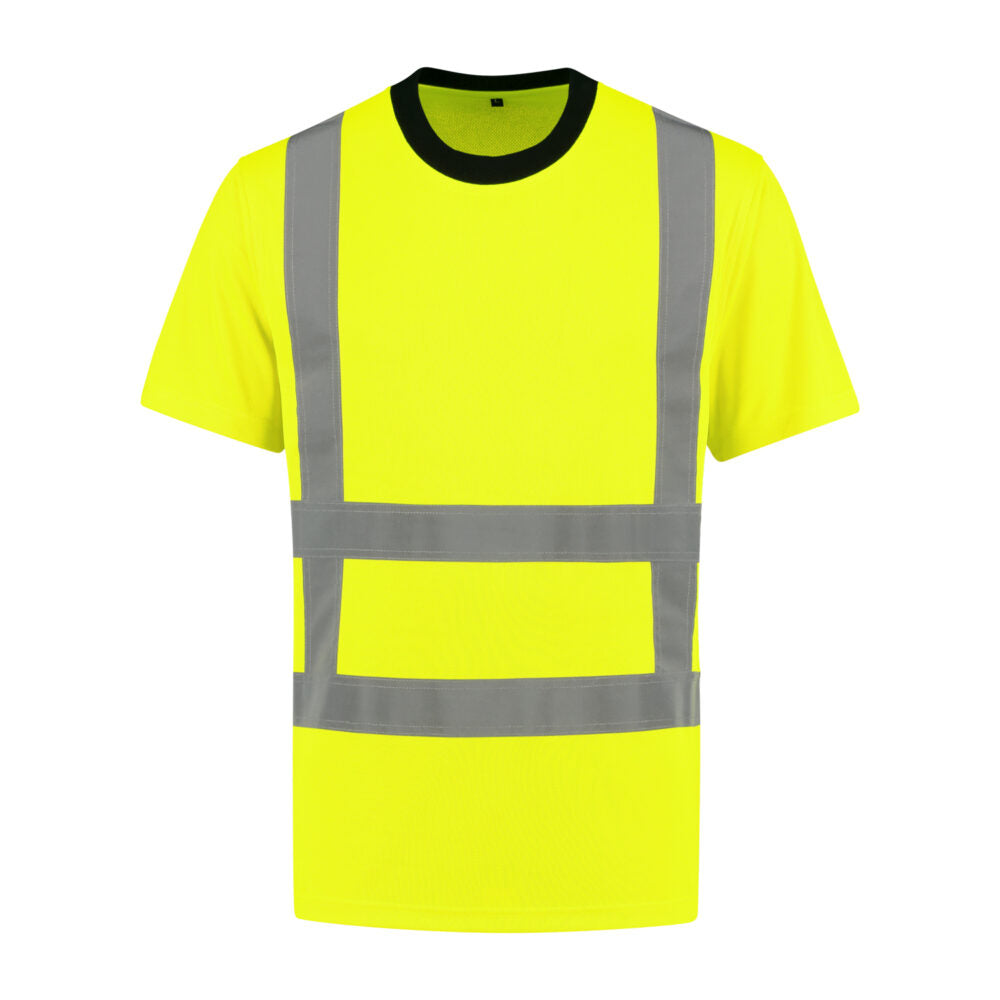 T-shirt RWS geel - fluogeel