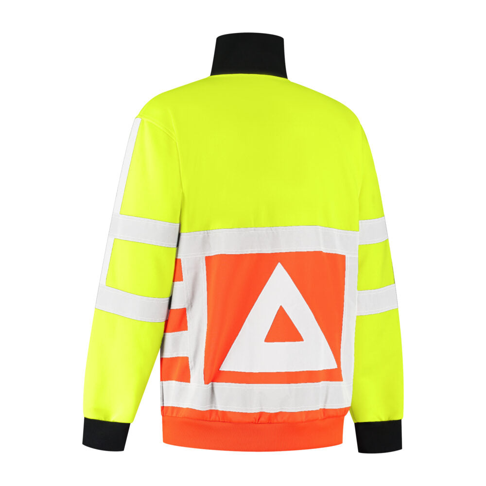 Bestex Zipsweater Verkeersregelaar achterkant