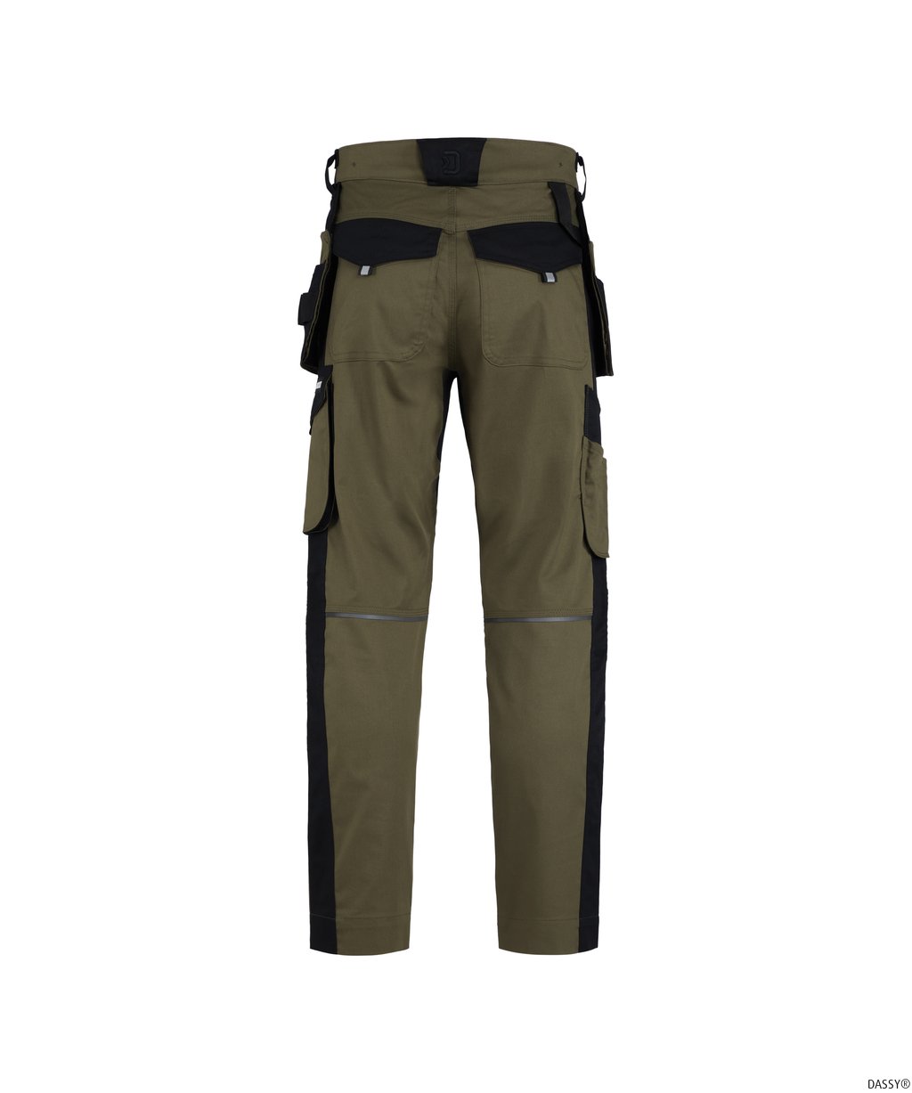 DASSY® Rossi Flex Holsterzakkenbroek met stretch en kniezakken