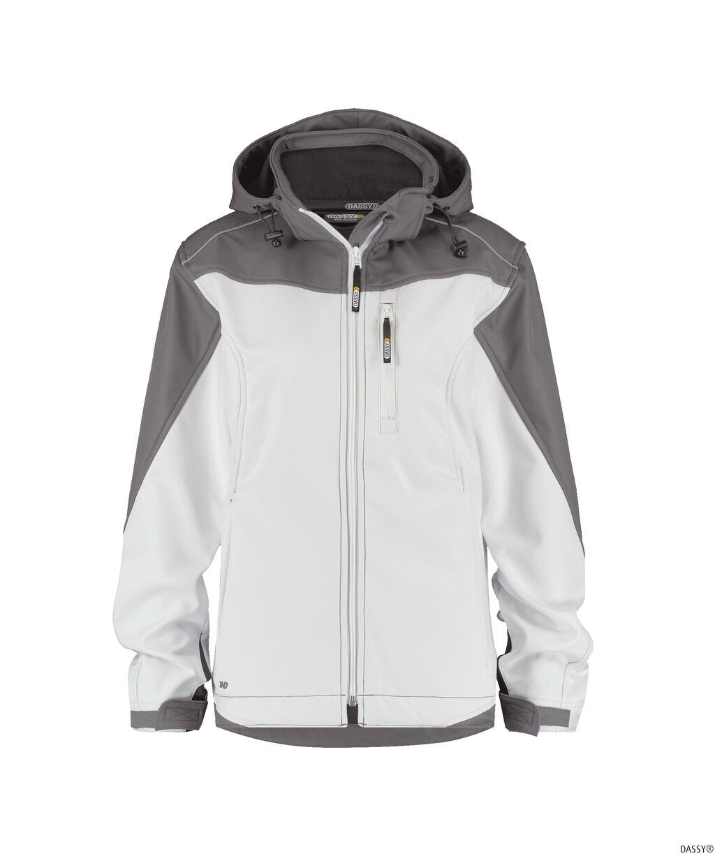 DASSY® Jakarta Women Tweekleurige softshelljas voor dames