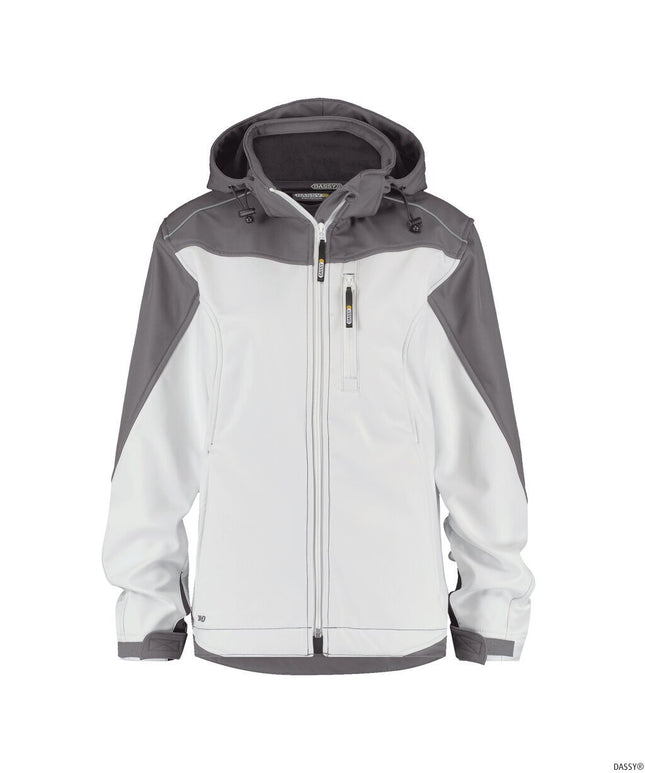 DASSY® Jakarta Women Tweekleurige softshelljas voor dames