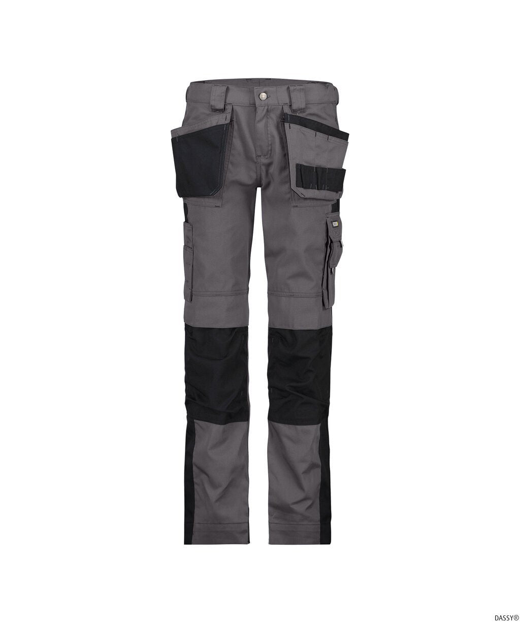 DASSY® Seattle Women Tweekleurige holsterzakkenbroek met kniezakken voor dames