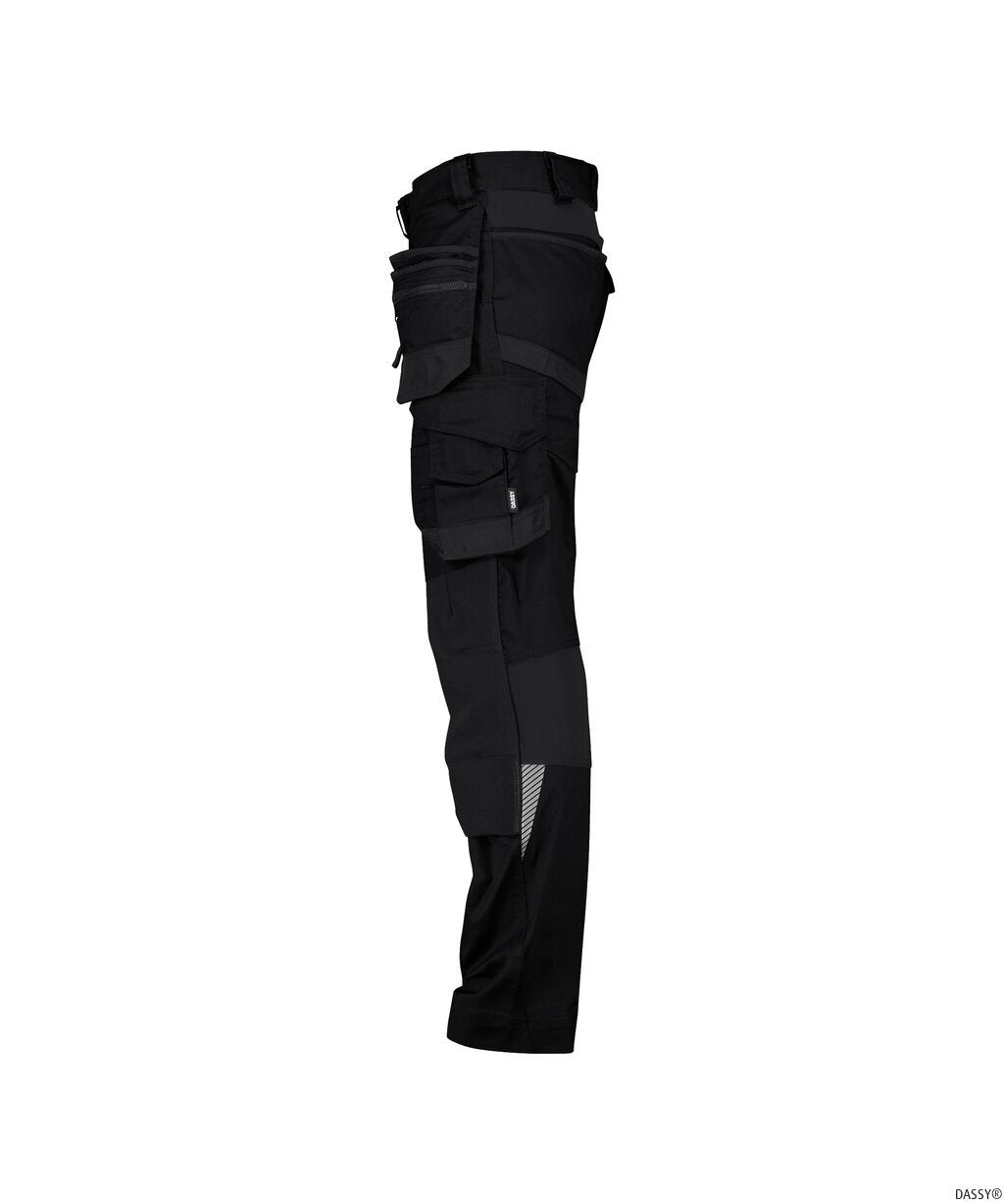 DASSY® Flux Next Holsterzakkenbroek met stretch en kniezakken