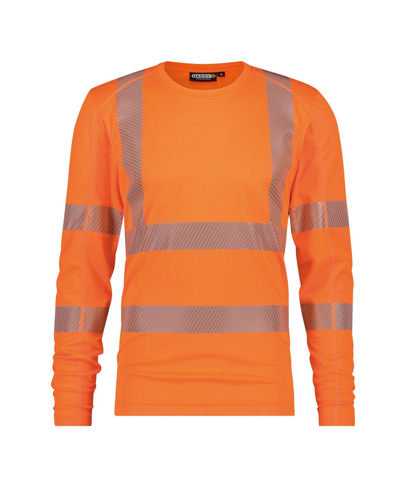 DASSY® Carterville Hogezichtbaarheids-uv-T-shirt met lange mouwen 150 g/m²