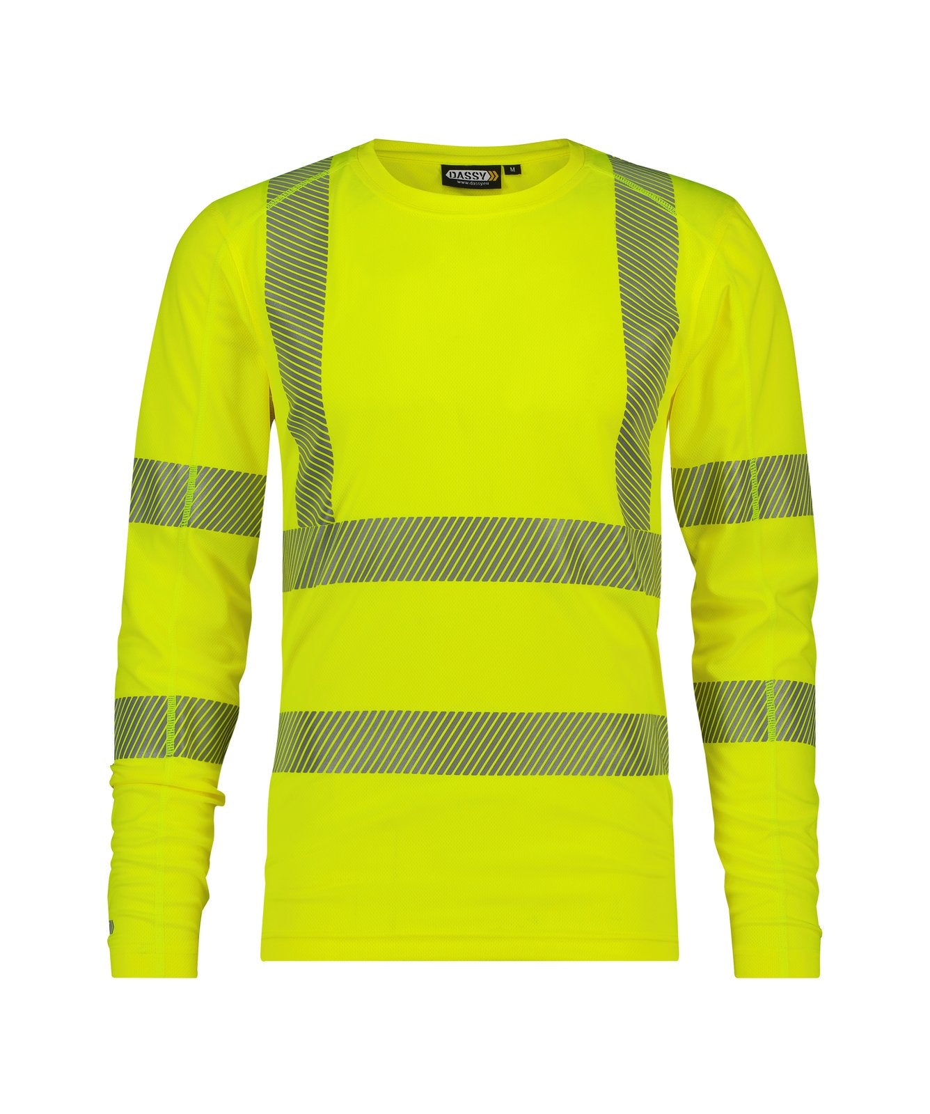 DASSY® Carterville Hogezichtbaarheids-uv-T-shirt met lange mouwen 150 g/m²