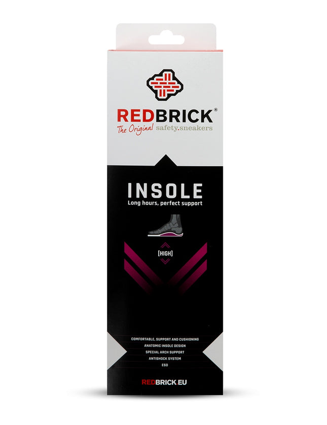 Redbrick insoles high - Zwart