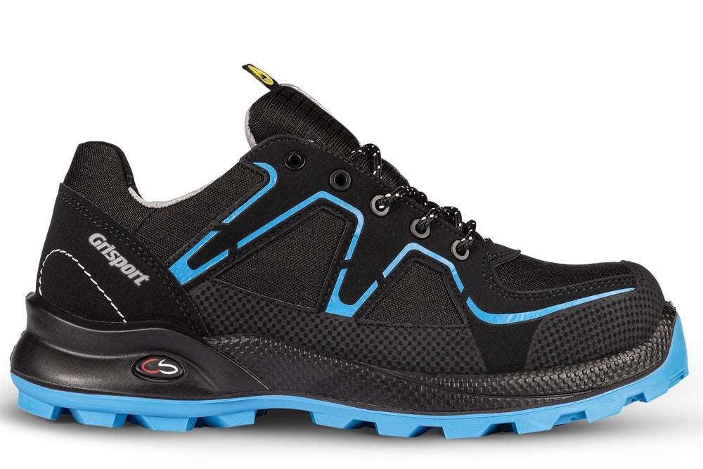 Enduro Cross Safety S3 black blue - Zwart