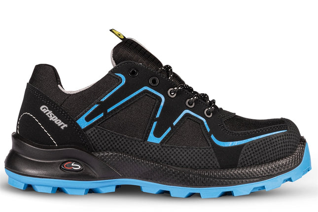 Enduro Cross Safety S3 black blue - Zwart