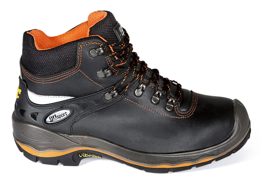 Grisport 72003 Zwart/Oranje S3 - Zwart