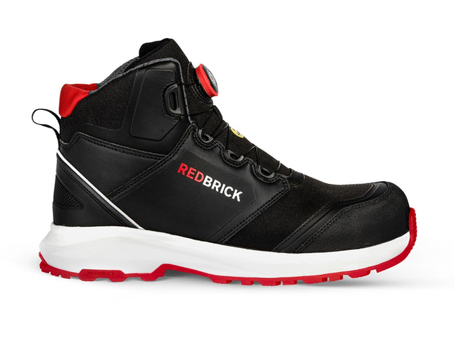 Redbrick Pulse Speed Lace High S3 - Zwart