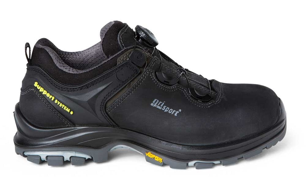 Grisport Constrictor var 12 black nubuck S3 - Zwart