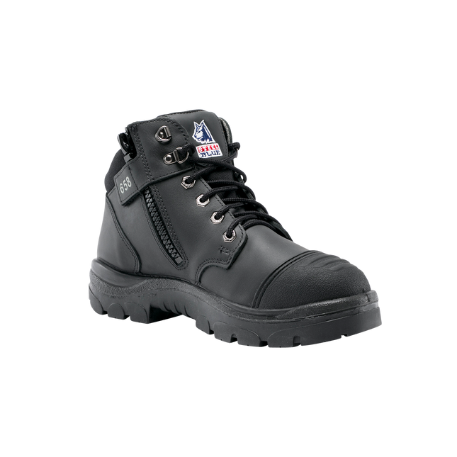Steel Blue Parkes Zip Scuff S3 - Black