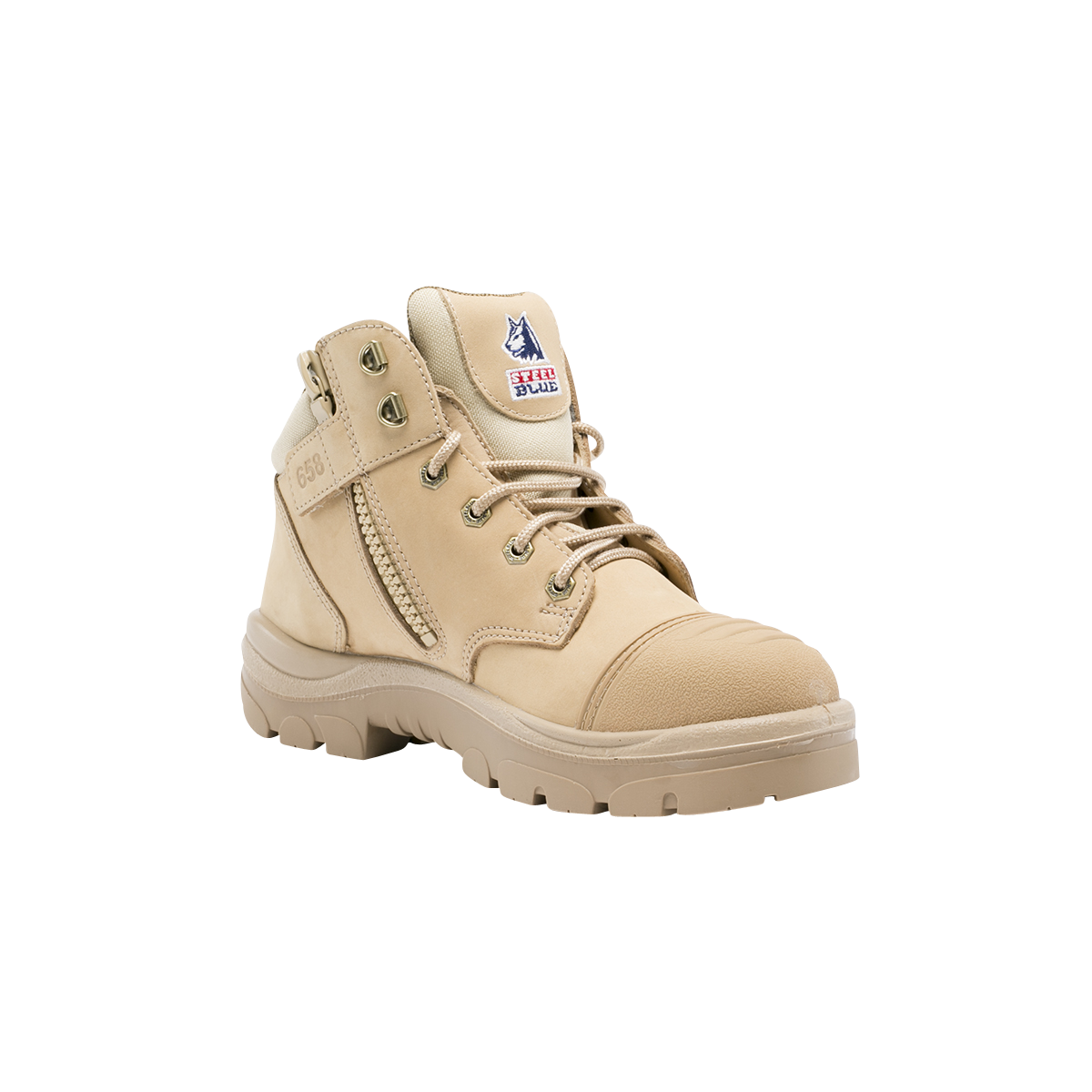 Steel Blue Parkes Zip Scuff S3 - Sand