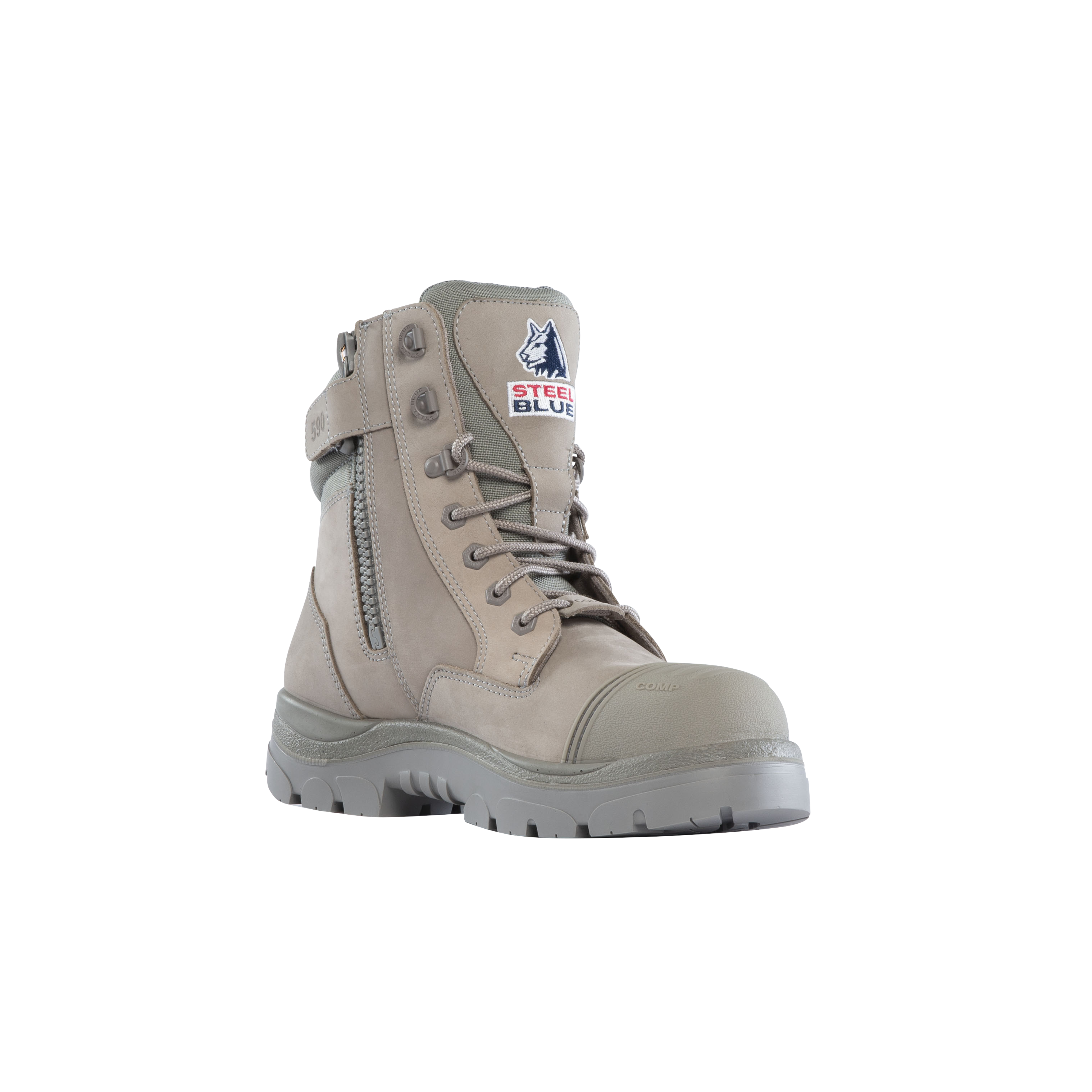 Steel Blue Southern Cross Zip Scuff S3 Composiet - Granite