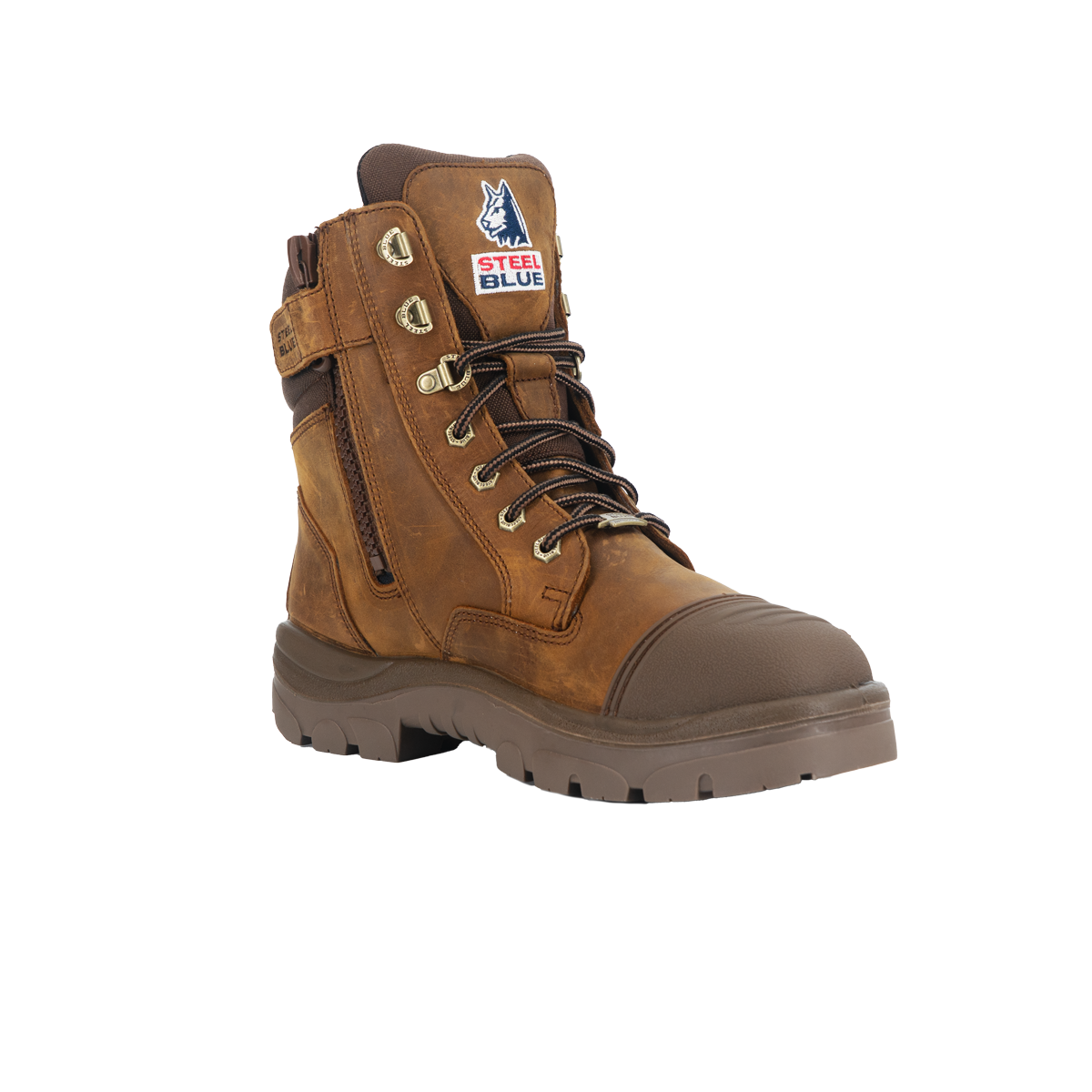 Steel Blue Southern Cross Zip Scuff S7 Waterproof