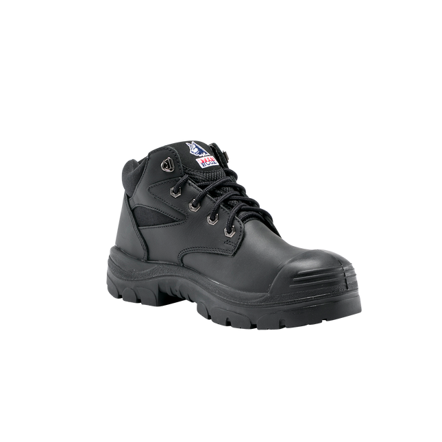 Steel Blue Whyalla Met Nitril Bump S3 - Black