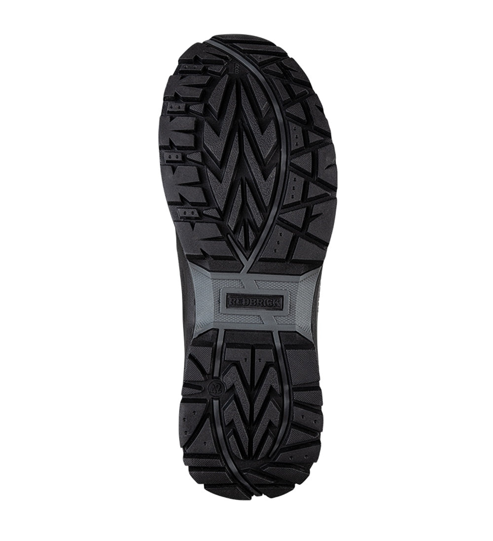 Redbrick Boot Black Wool - Zwart